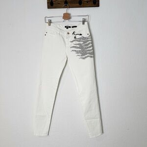 NWOT Just Cavalli Mid-Rise Slim Jeans